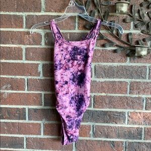 Ryker jolyn size 26 swimsuit purple tie dye strap